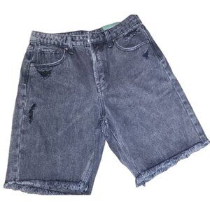 Wild Fable Women's Black High-Rise Bermuda Shorts NWT Size 6/28